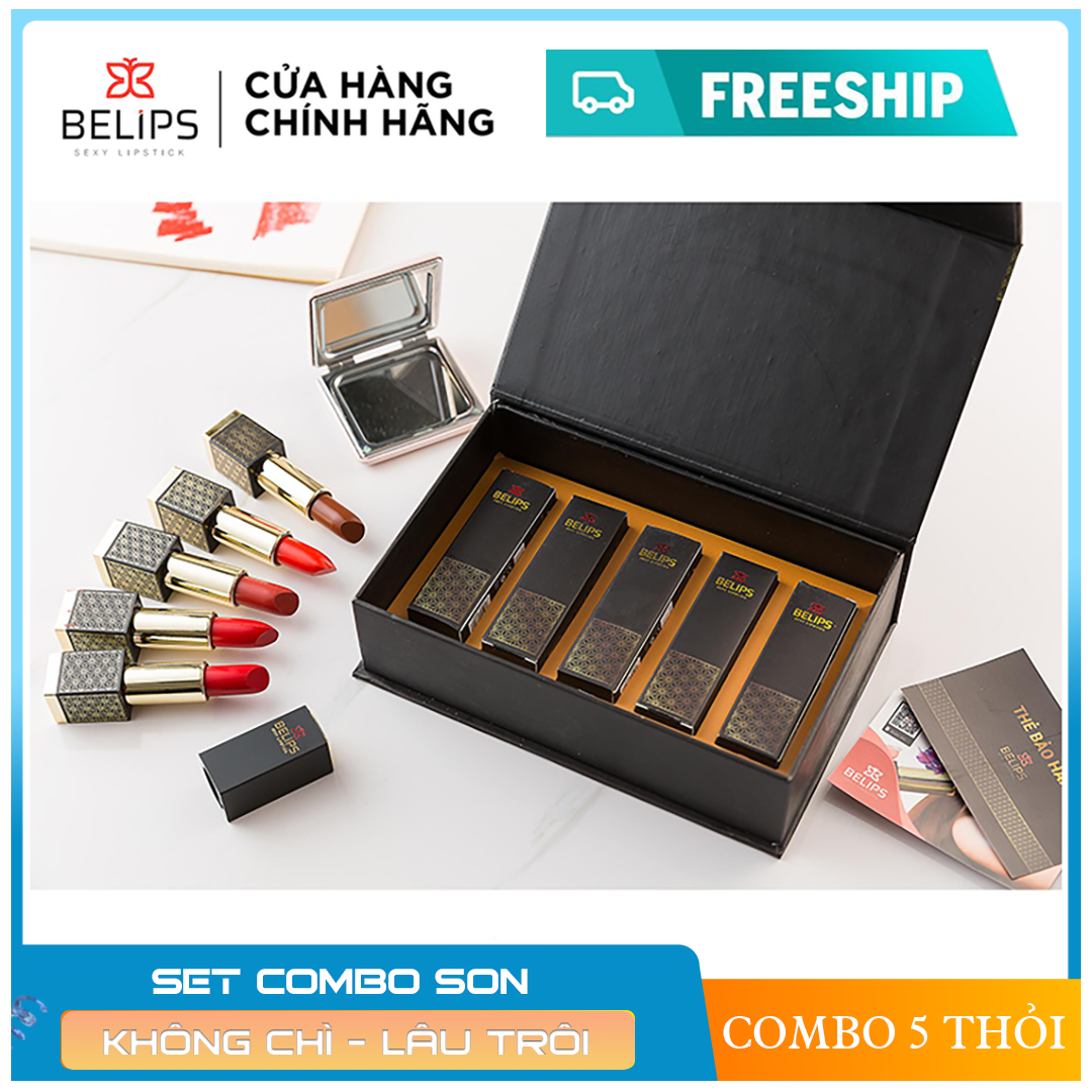 Set son Belips 5 thỏi - Bộ quà tặng yêu thương