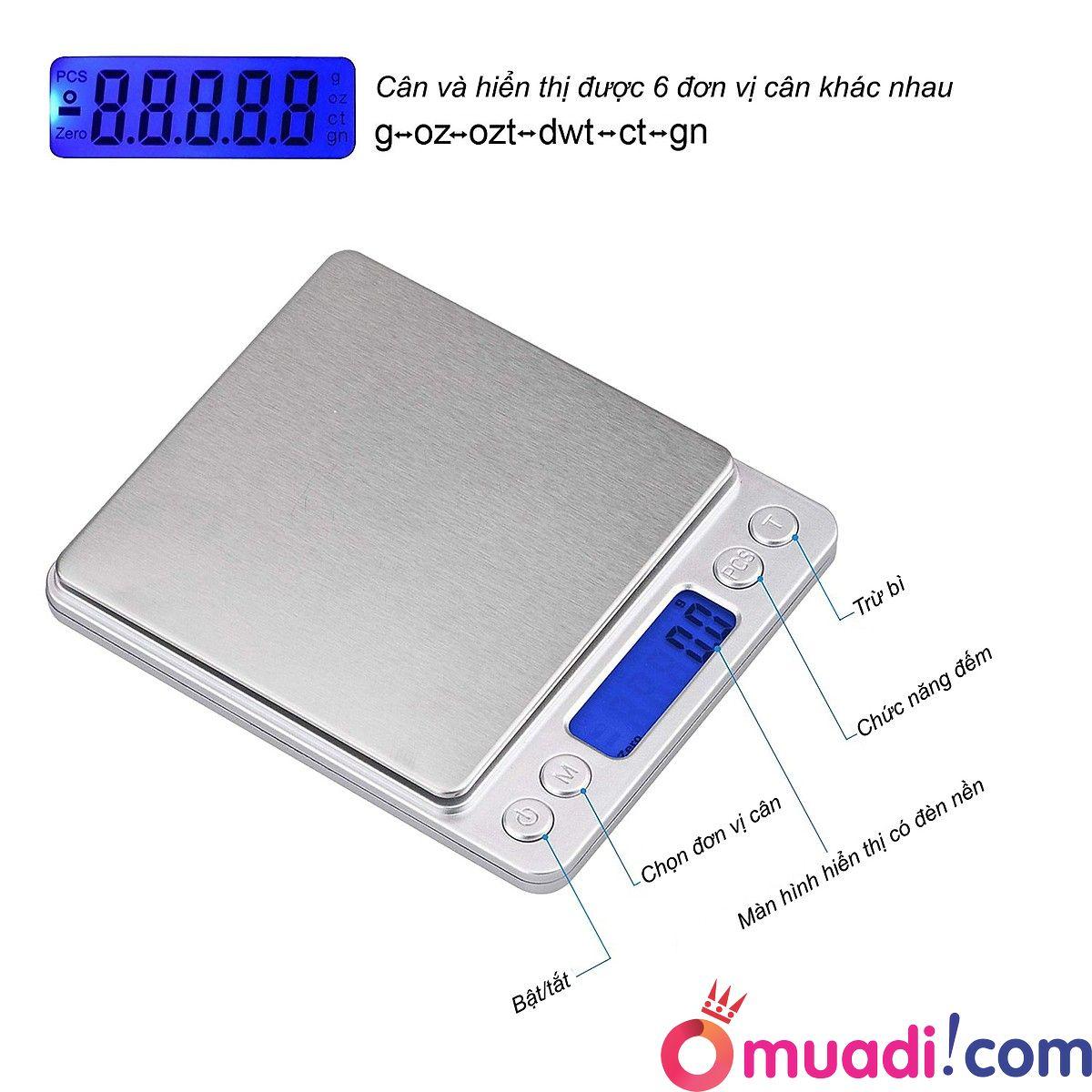 Cân điện tử I-2000, cân tiểu ly mini