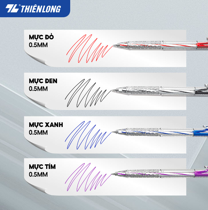 Hộp bút bi Thiên Long TL-027 (20 cây)