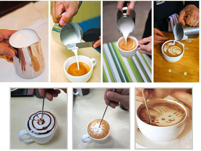 [HCM]Ca Đánh Sữa Inox Tạo Milk Foam (350ML - 600ML)