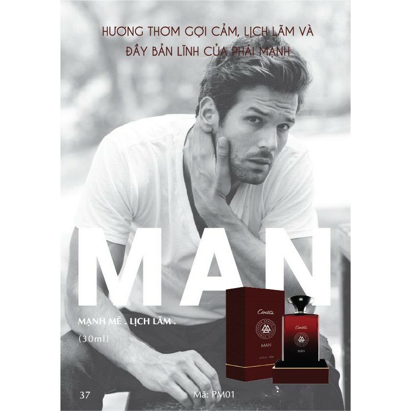 Nước hoa nam Cénota man 30ml