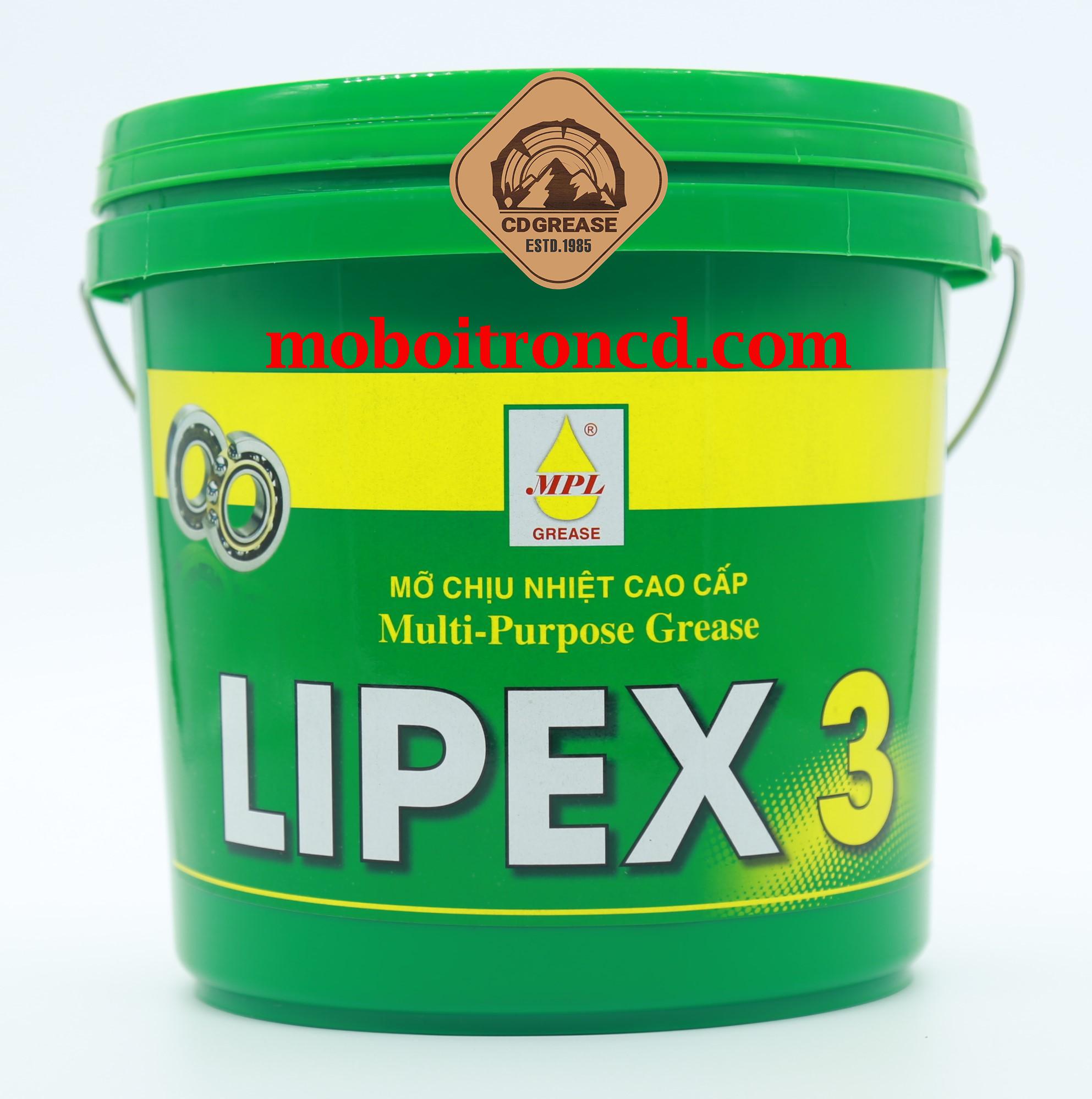 Mỡ bò chịu nhiệt Lipex bịch 500g