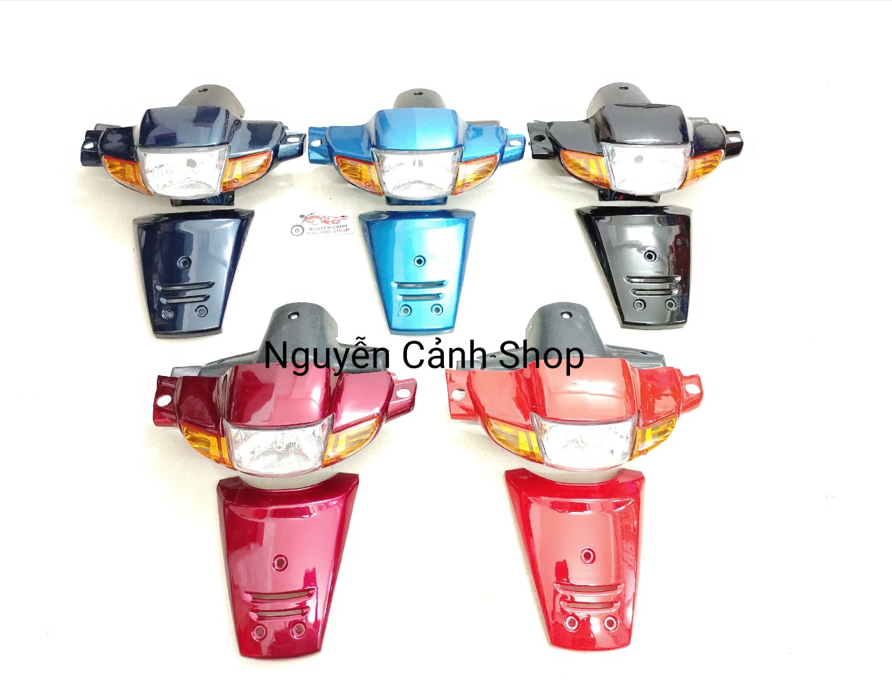 bộ đầu đèn mặt nạ wave 110 thái