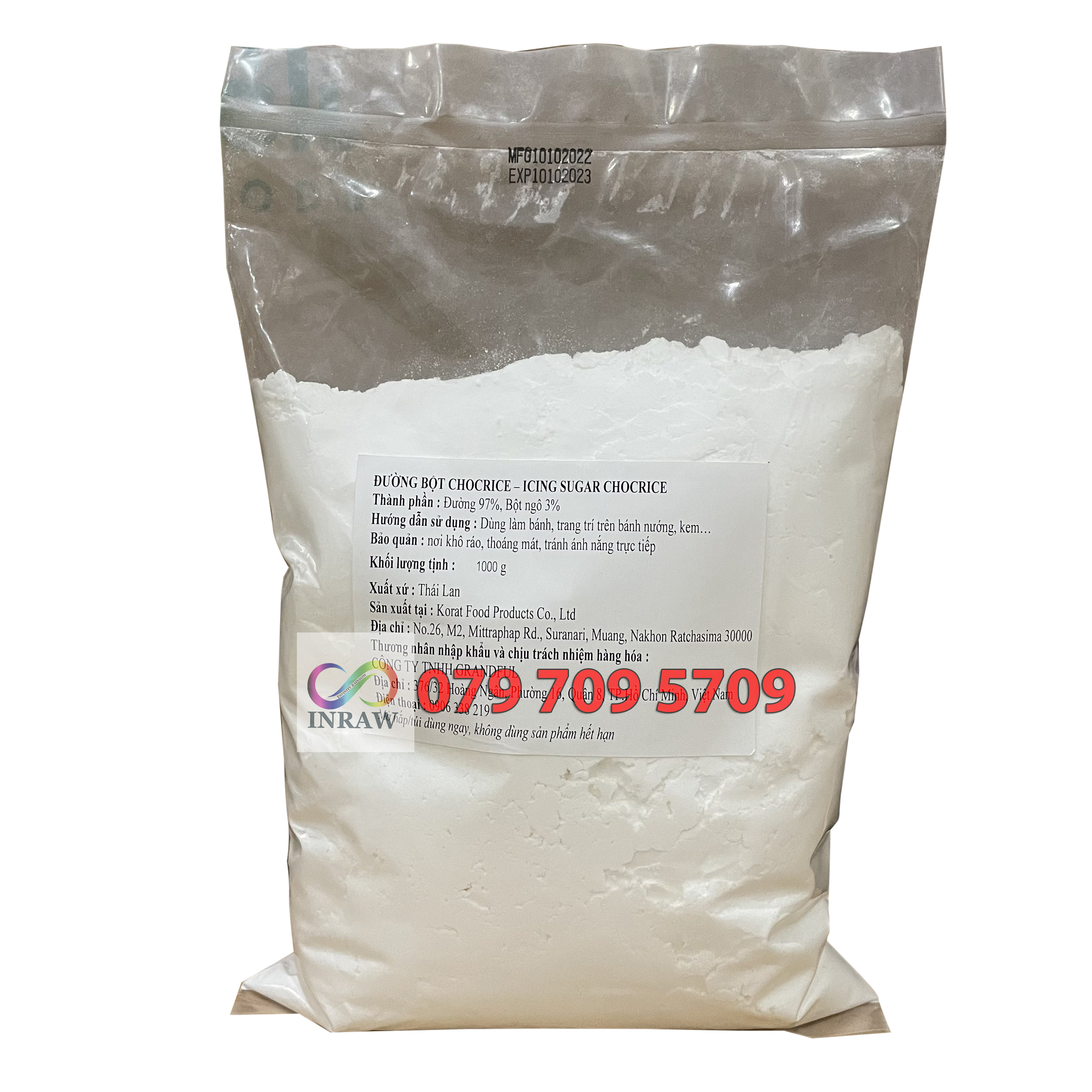 Đường Bột Phủ Bánh Chocrice - Icing Sugar Chocrice (Thailand)