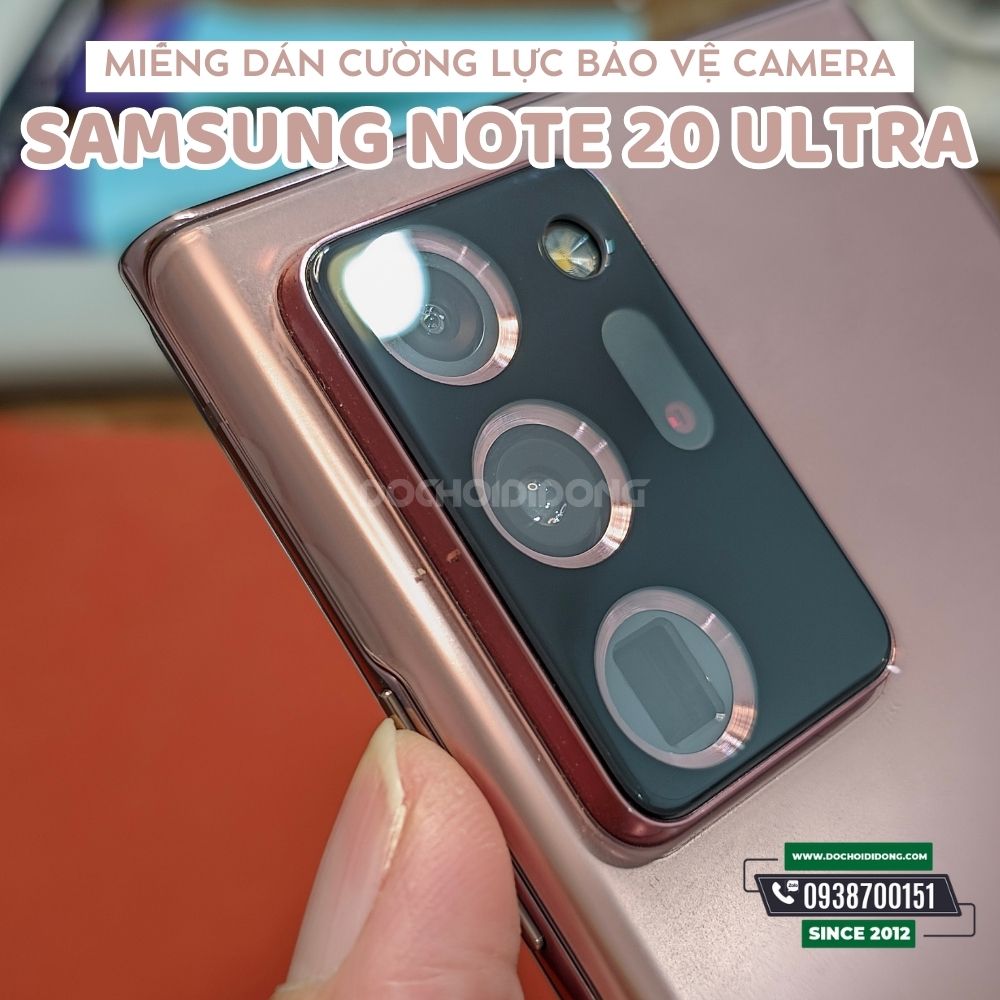 [HCM]Miếng dán cường lực camera Samsung Note 20/ Note 20 Ultra Zacase Thủy Tinh Hữu Cơ