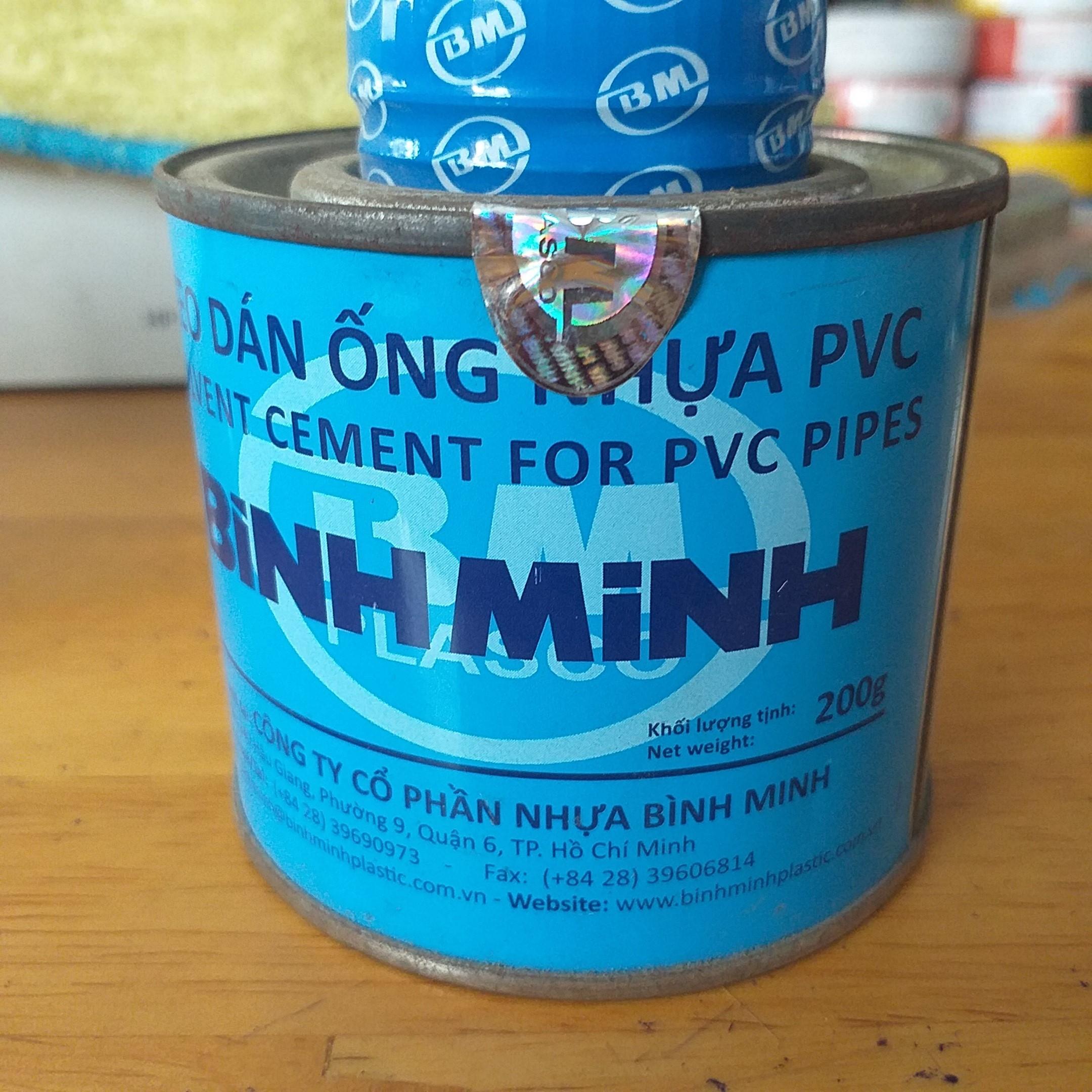 Keo dán ống nhưa Bình Minh