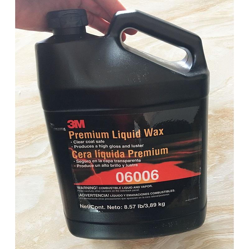 Dung dịch đánh bóng sơn xe 3M Premium Liquid Wax 3.78L