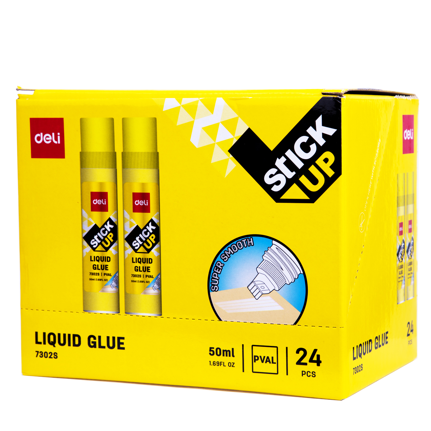 Hồ nước Deli - 24 lọ/hộp, 6 lọ - E7302S