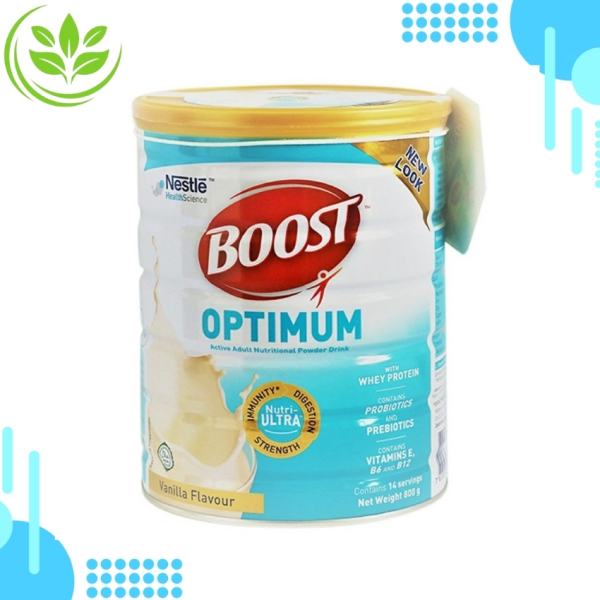 Sữa bột  Boost Optimum 800g - dinh dưỡng giúp phục hồi sức khỏe - HSD năm 2023