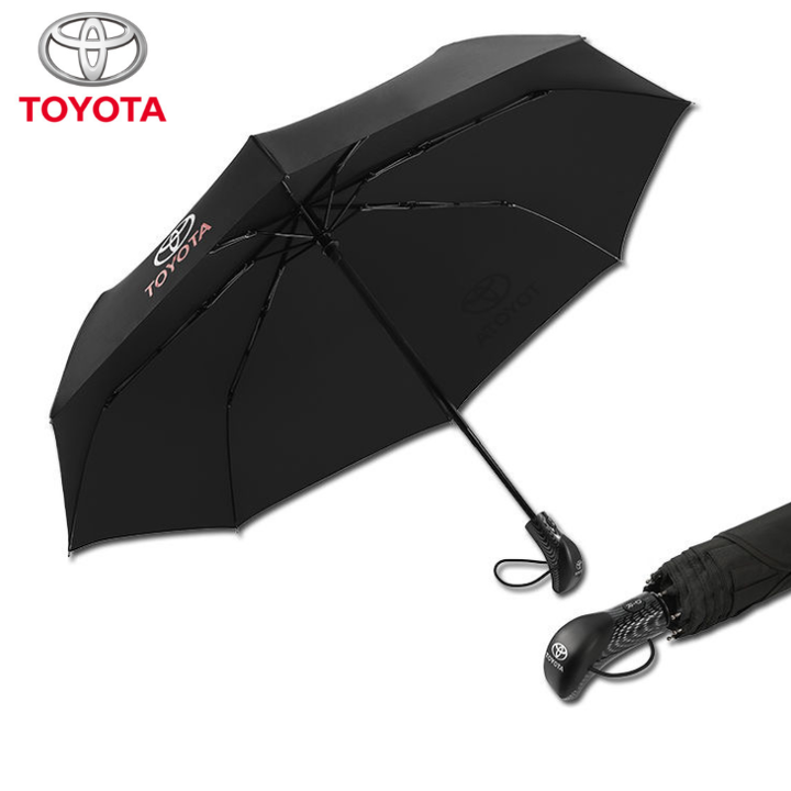 Ô hai gập tự động đóng mở 2 chiều cao cấp ô tô, xe hơi logo Toyota