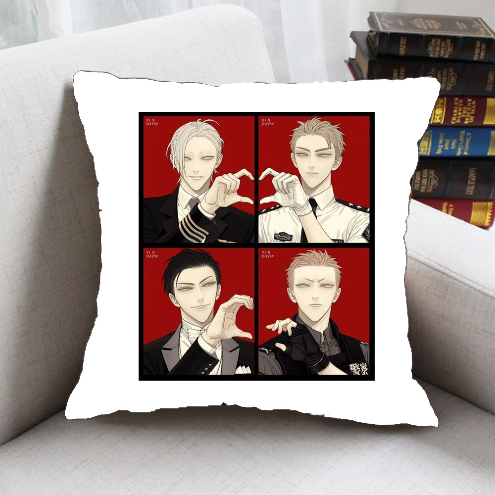 Gối in hình 19 days anime quà tặng trang trí xinh xắn