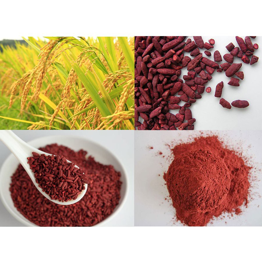[100g-500g] Bột gạo men đỏ - Bột hồng cúc - Bột gạo đỏ lên men (Red Yeast Rice)