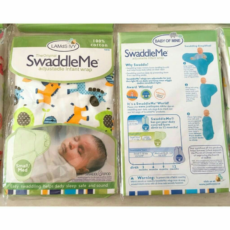 ủ kén sơ sinh cotton summer cho bé trai, gái