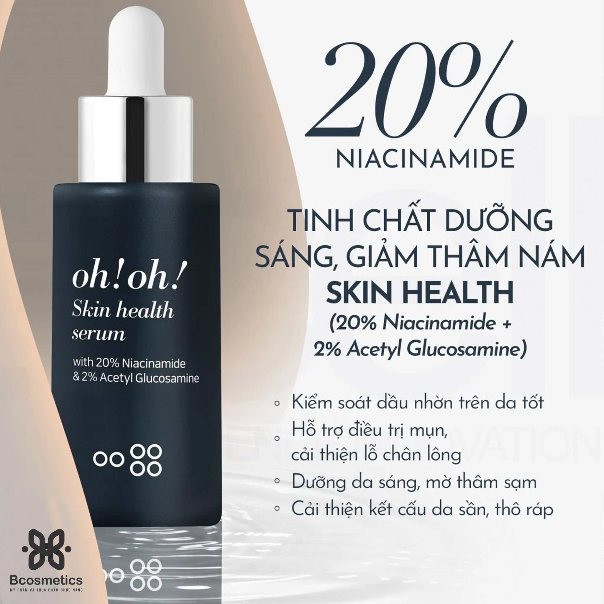 Serum Oh!Oh! dưỡng sáng da, giảm thâm nám 30ml