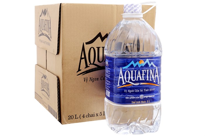 1 CHAI NƯỚC SUỐI AQUAFINA 5L