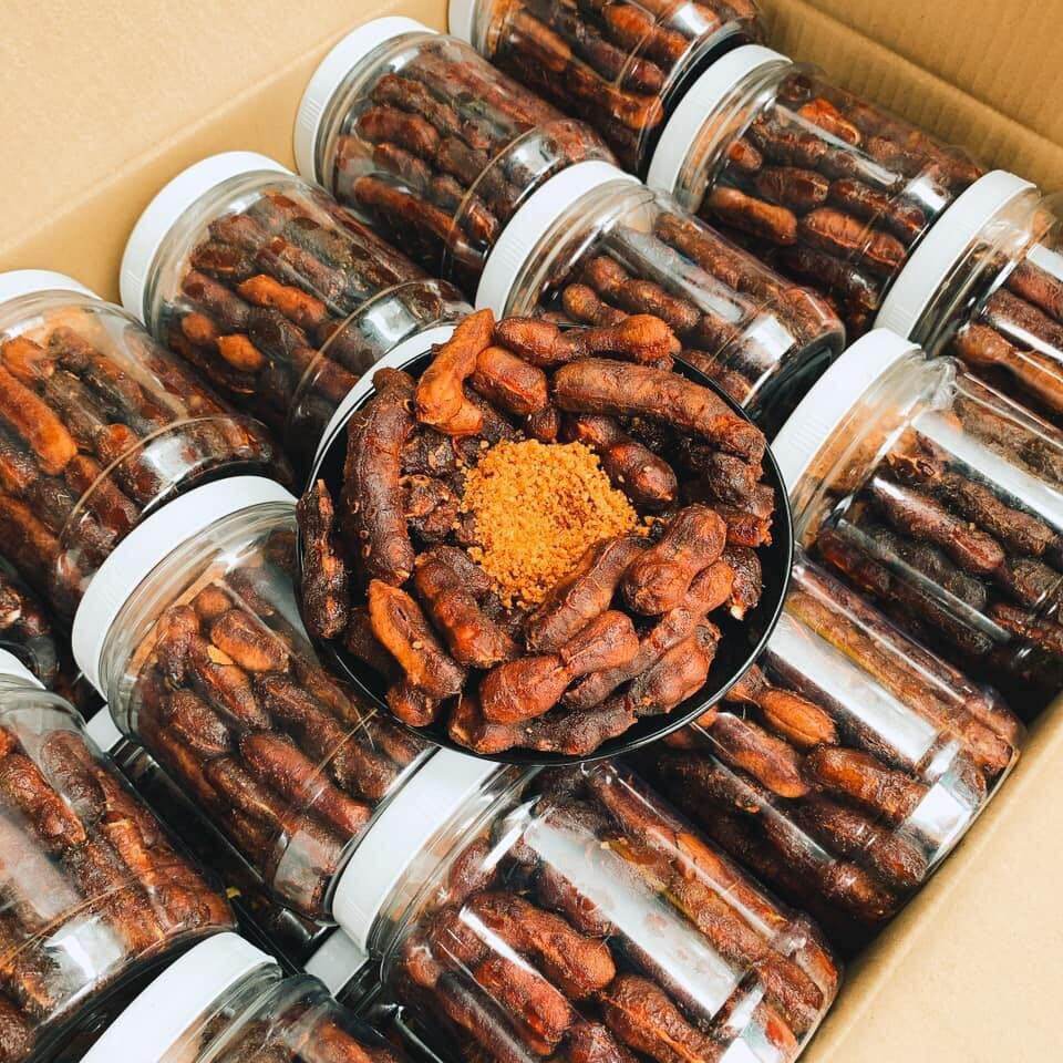 Me Lào Tách Vỏ Hộp 500gr.