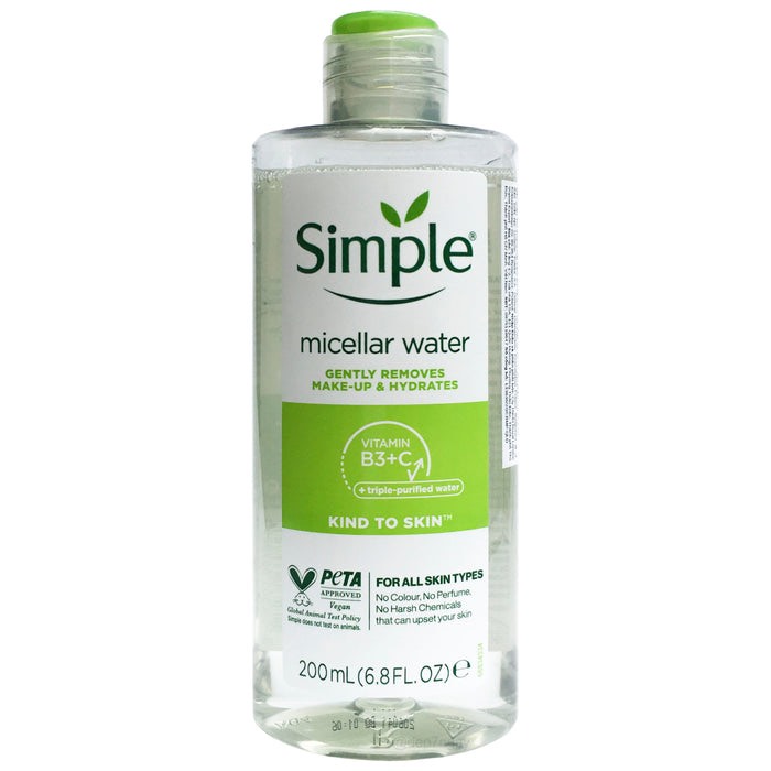 Simple Facial Cleanser Combo 150ml for Sensitive Skin Comes with Makeup Remover