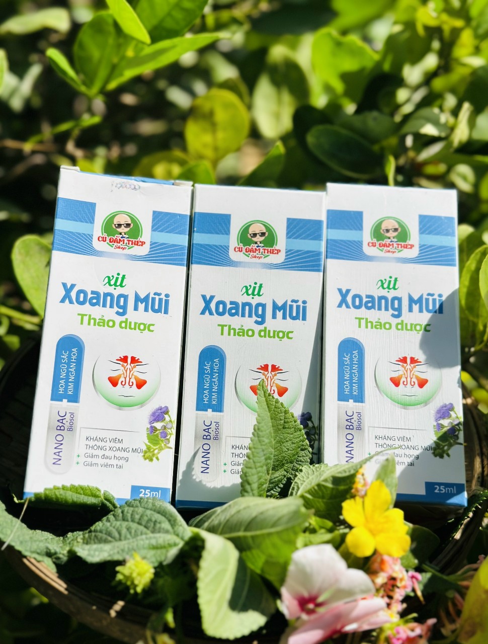 Xịt xoang mũi thảo dược Cú Đấm Thép