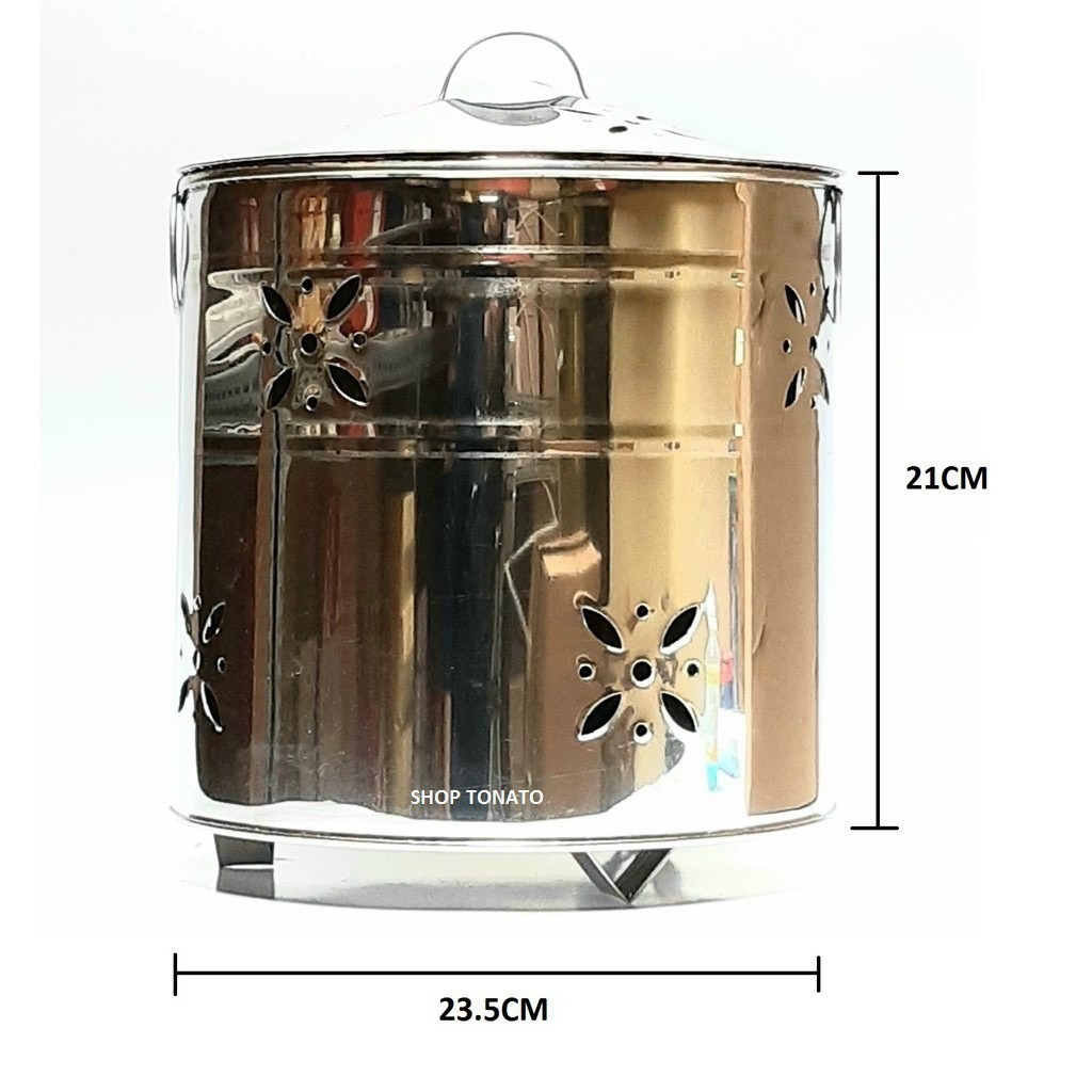[HCM]Thùng Đốt Giấy inox