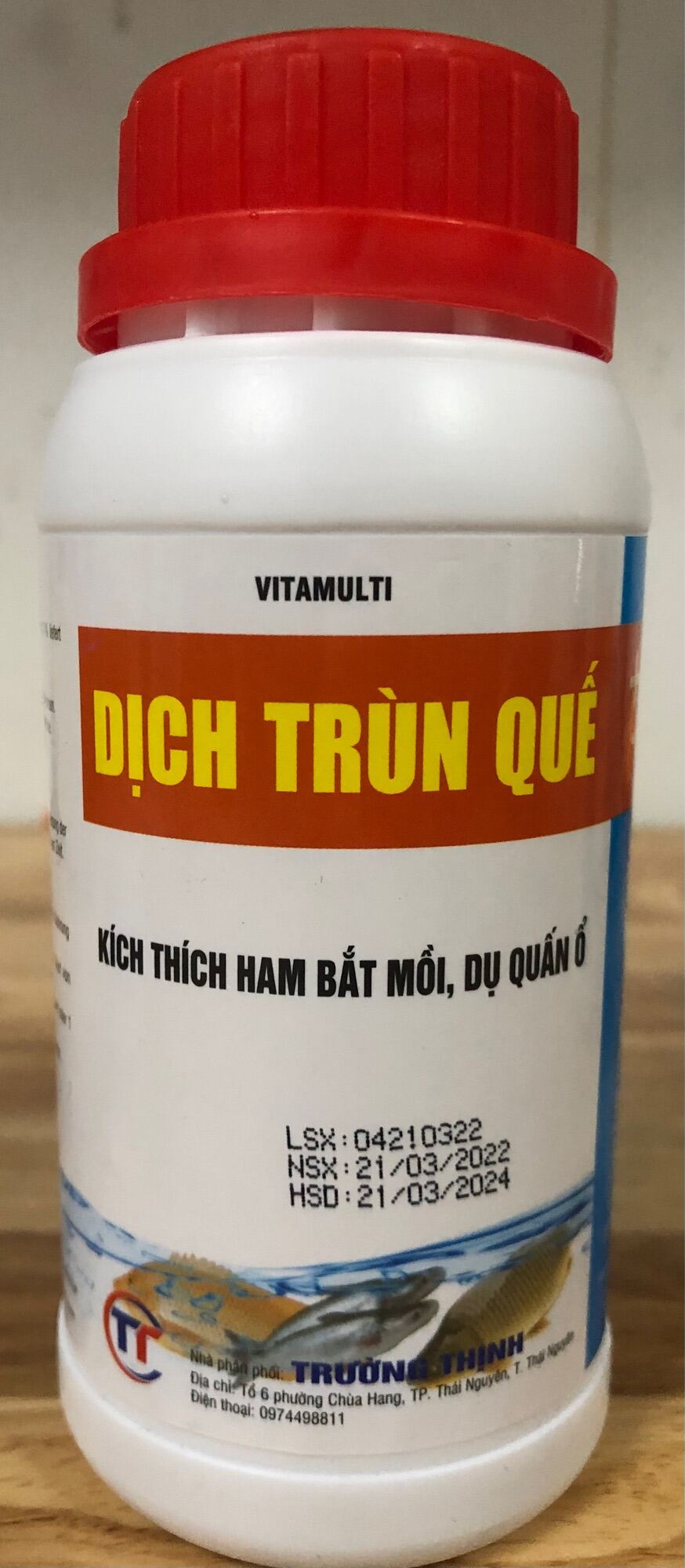 Dịch trùn quế 250 ml siêu dẫn dụ cá mồi câu hiệu quả