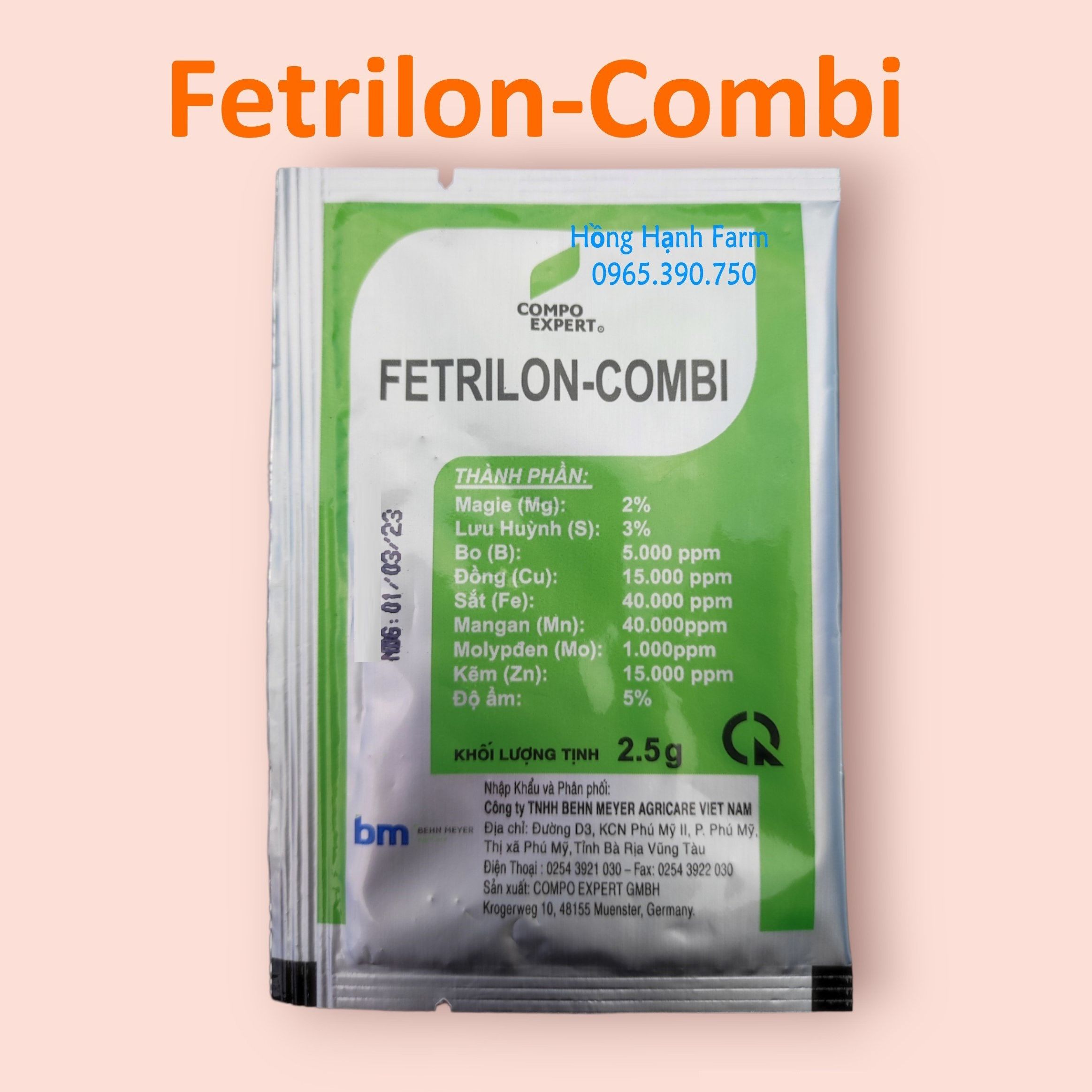 Phân Bón Lá Vi Lượng Fetrilon Combi , Phân bón lá trung vi lượng nhập khẩu Châu Âu