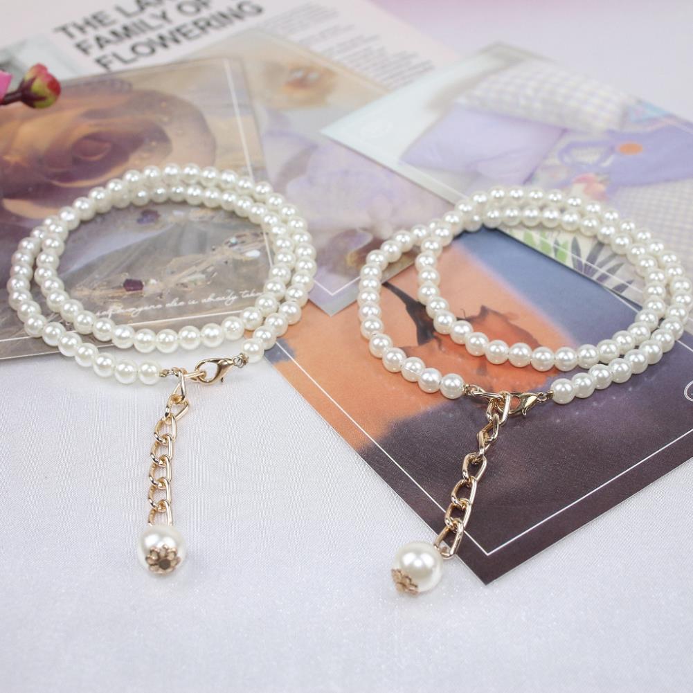 Phụ kiện cặp dây giày chuỗi hạt vòng cổ đôi cho giày cao gót, sandan và chống tuột gót giày PK008