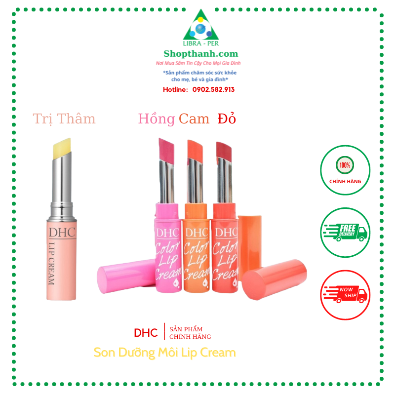 Son Dưỡng Môi DHC Lip Cream 1.5g - Nhật bản