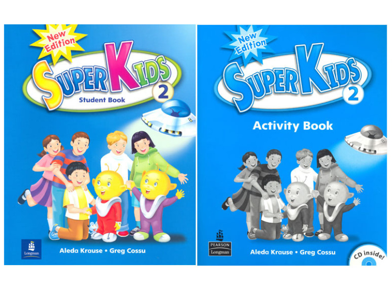 Super kids 2 ( Student book + Activity book + CD )
