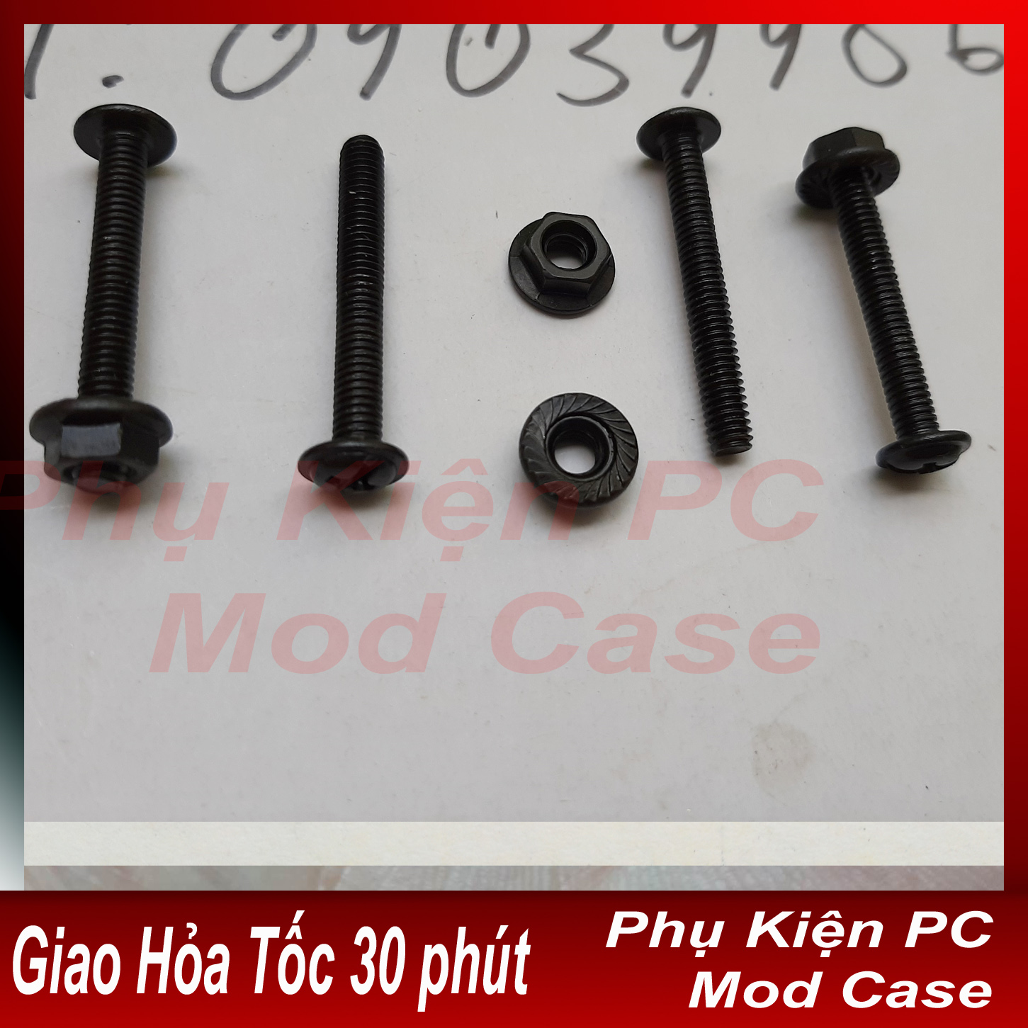 Ốc bắt fan vào case dài