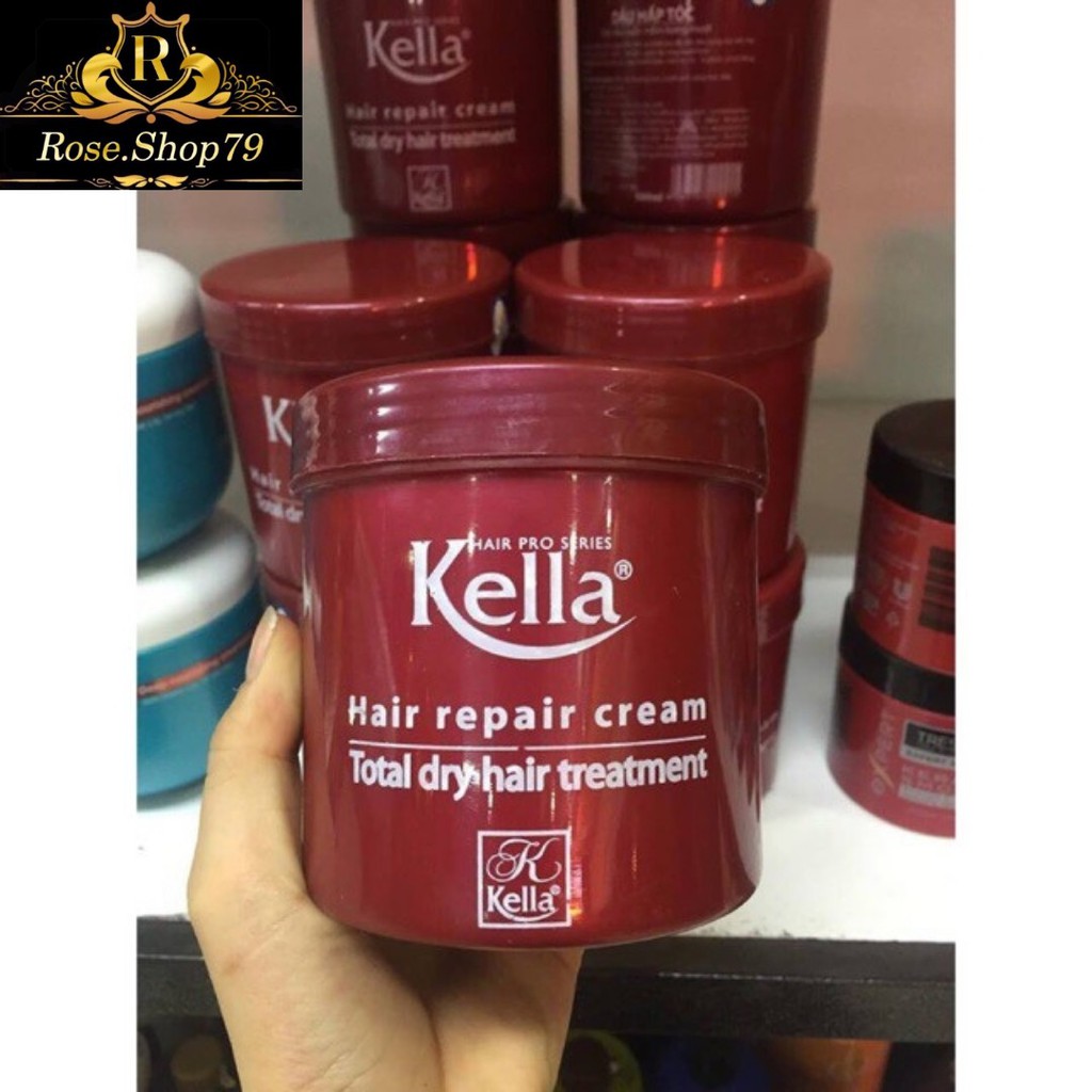 Dầu hấp tóc Kella Kem ủ tóc kella siêu mềm mượt 500ml