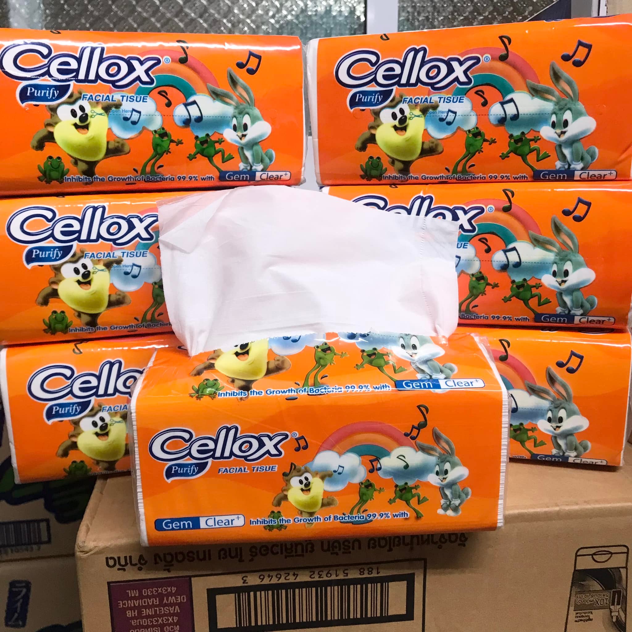 Khăn Giấy Rút Cellox 260 tờ/bịch