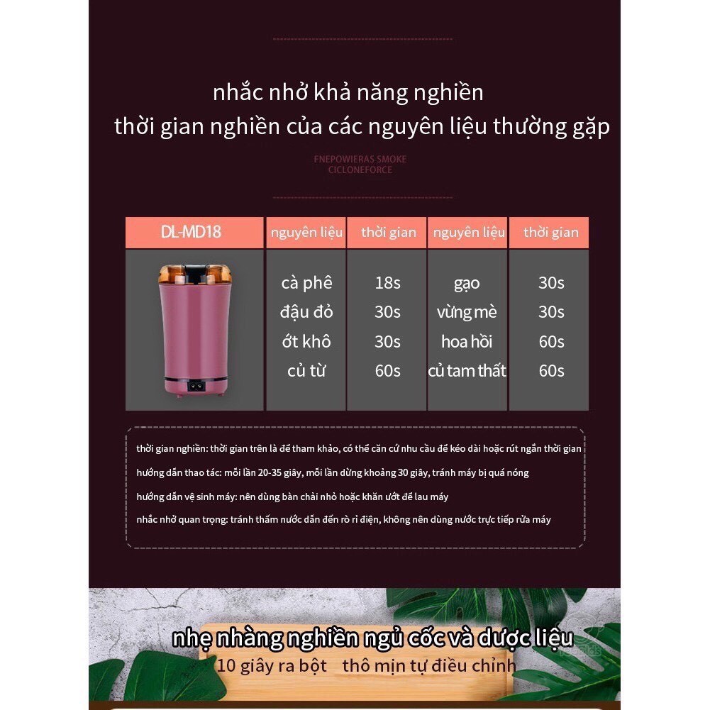 Máy Xay Bột Khô Mini - Máy nghiền đa năng *Mẫu mới 2020*