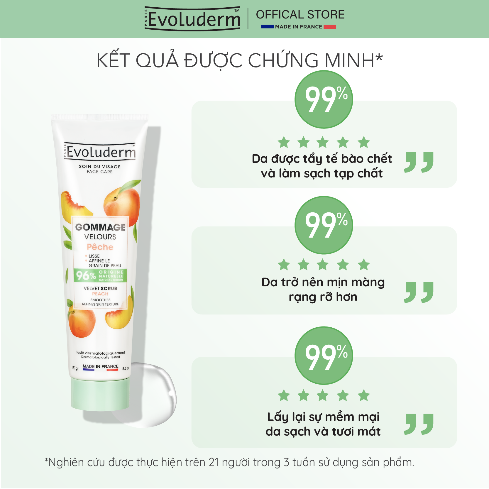 Evoluderm Facial Exfoliator 150ml