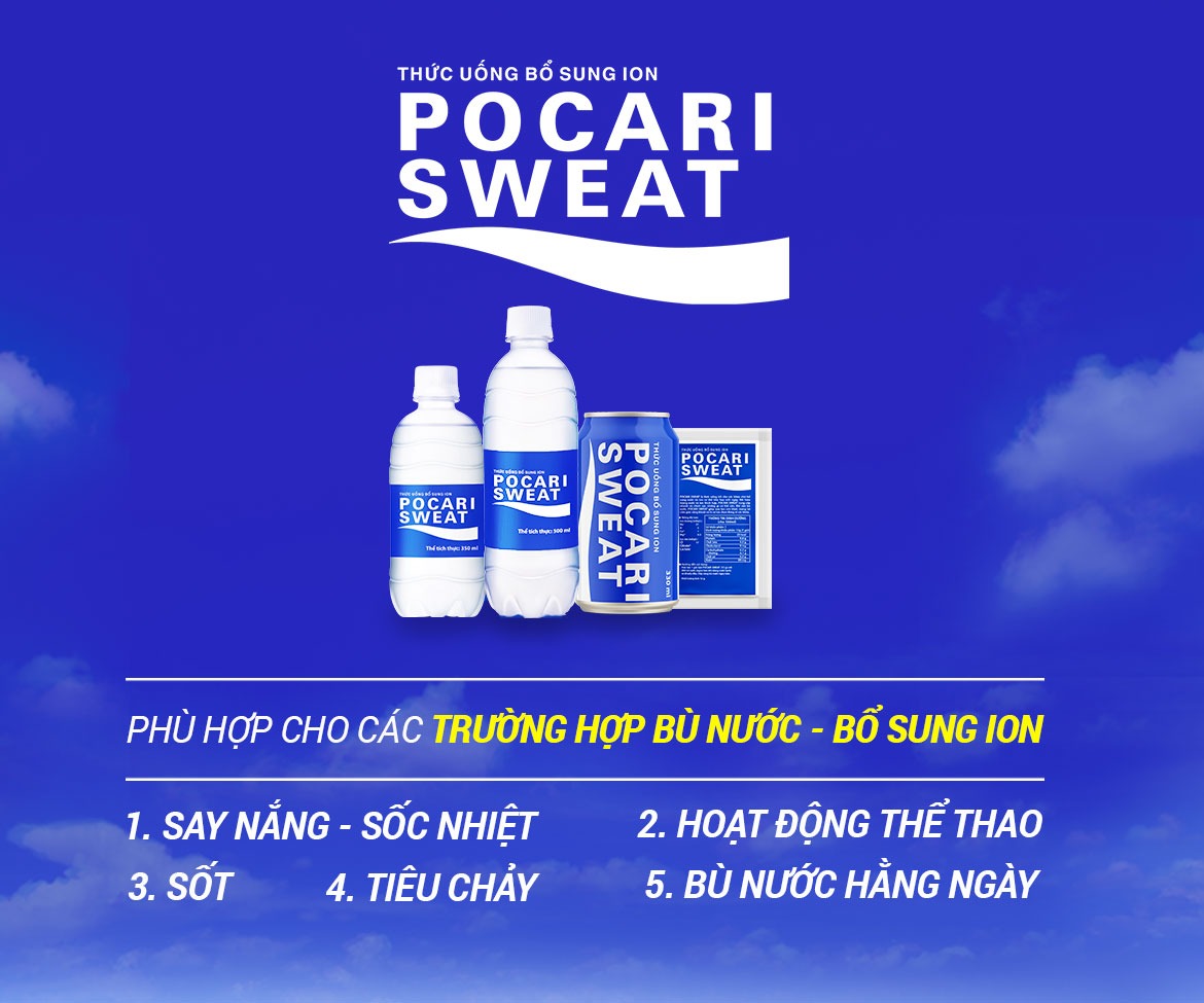Thức uống bổ sung ion Pocari Sweat dạng bột