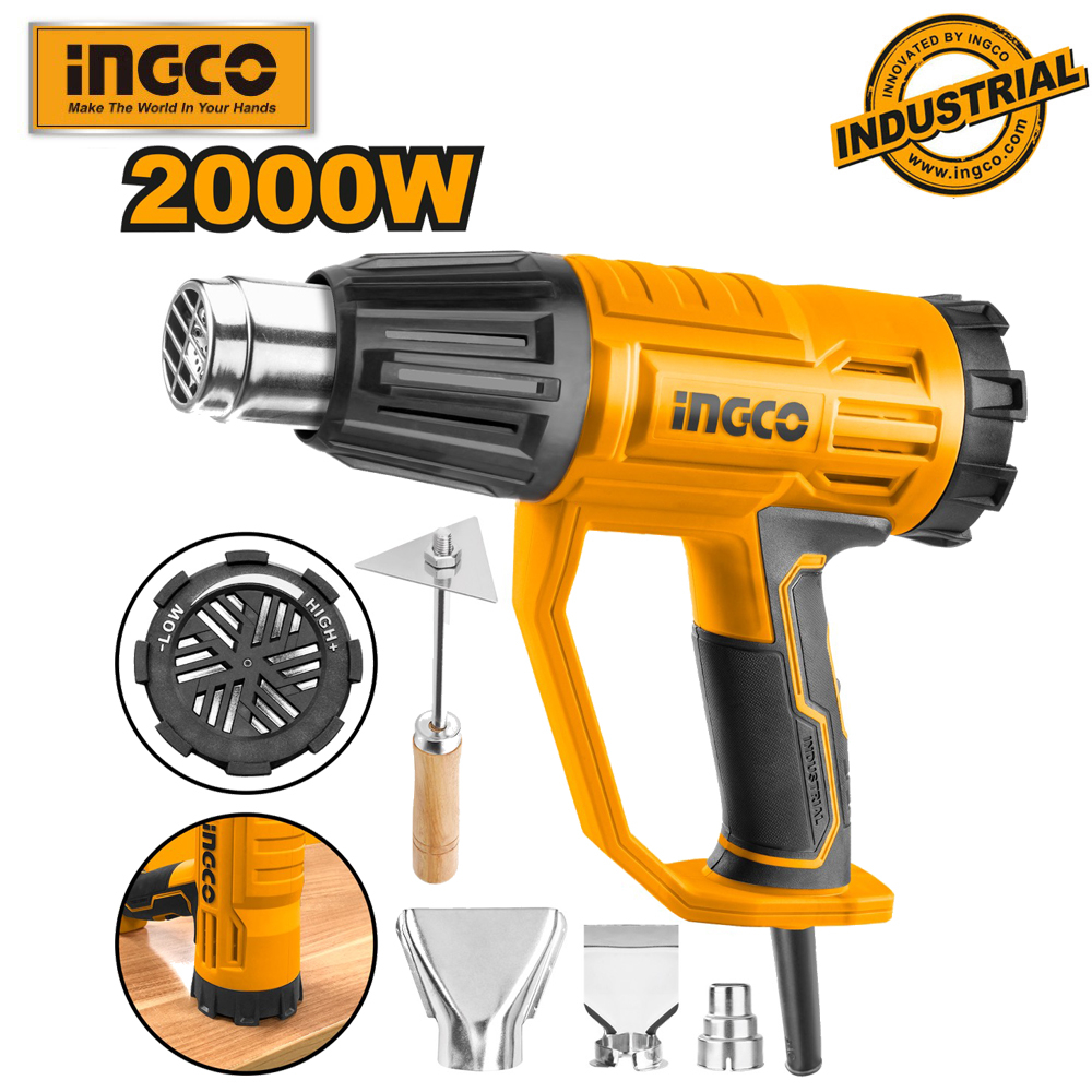 Máy khò nhiệt , máy thổi nóng 2000W Ingco HG200047