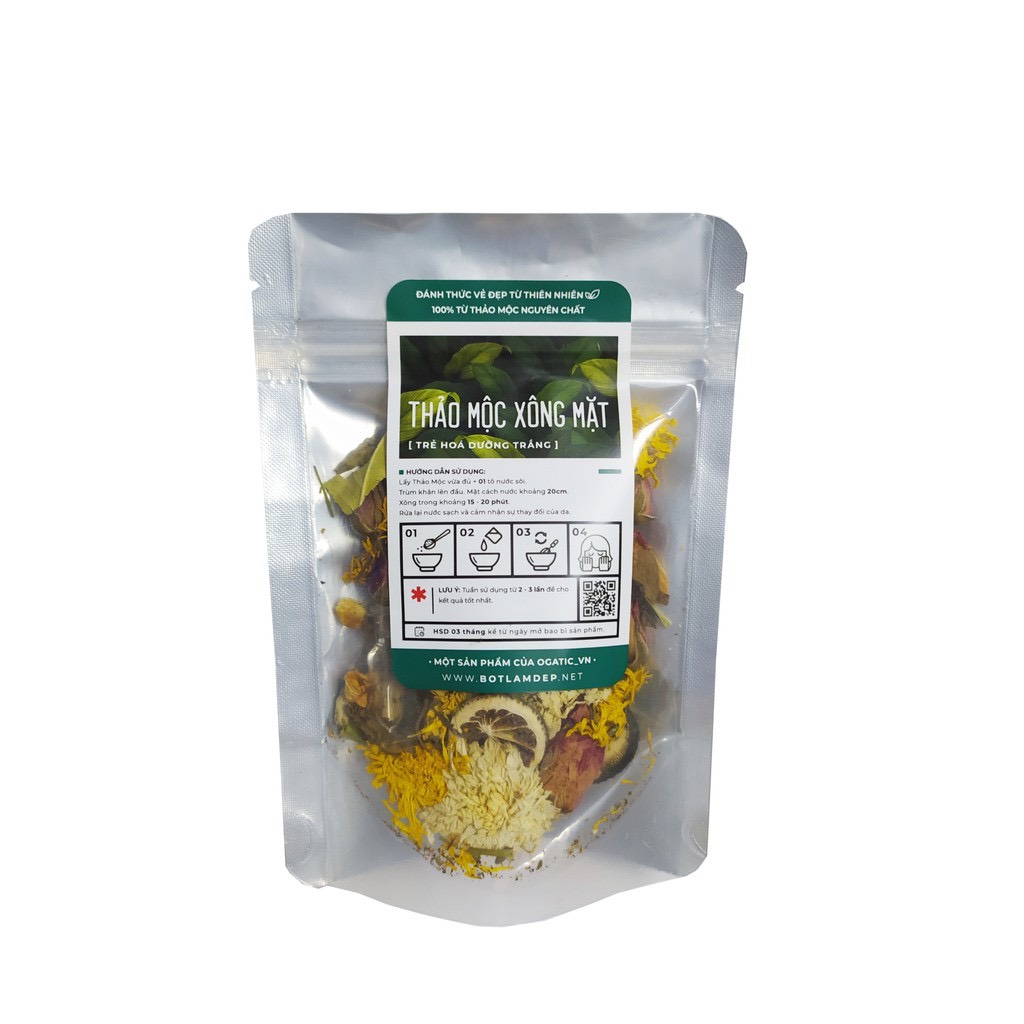 100gr Thảo Dược xông mặt đẹp da