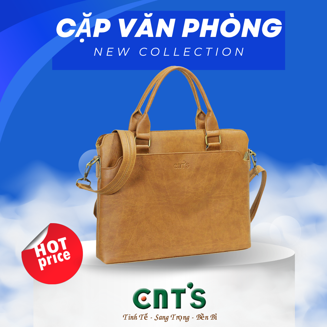 Cặp da công sở Unisex CNT HQ16 thời trang cao cấp