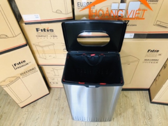 [HCM]Thùng Đựng Đồ Giặt Fitis Larry Inox