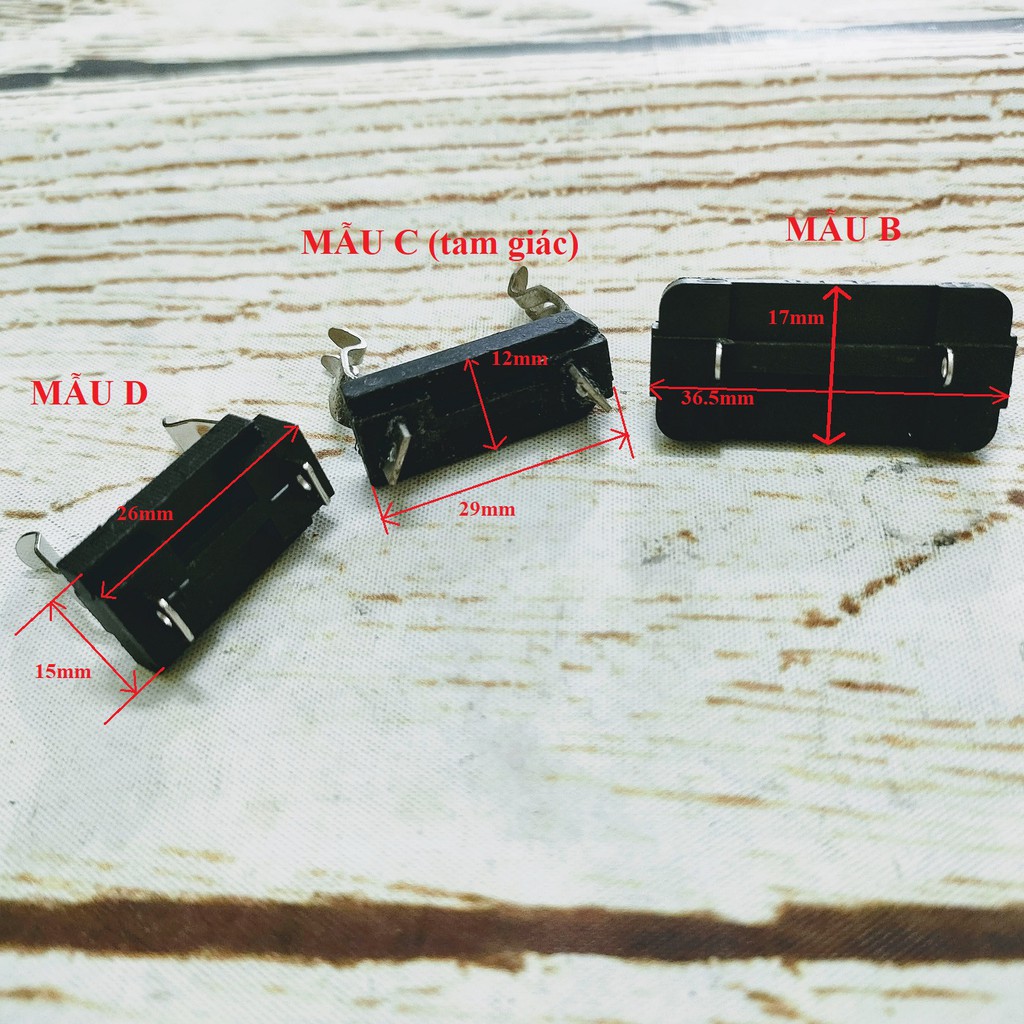 SV Chân đế cài pin lấy nguồn điện