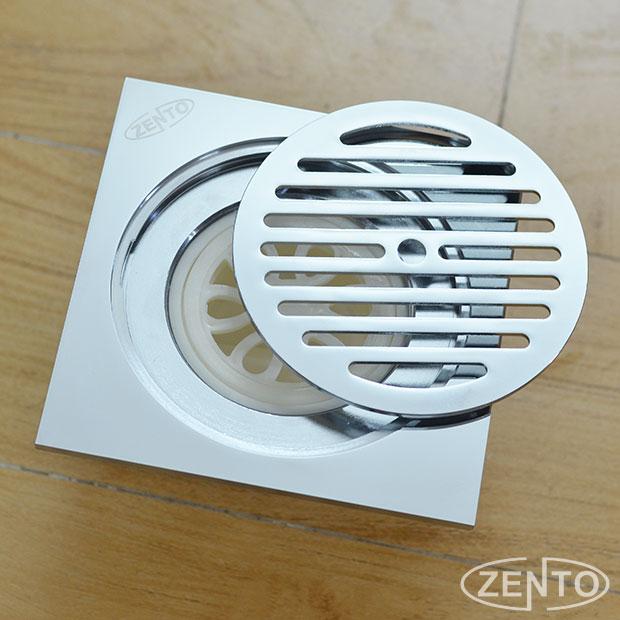 Phễu thoát sàn chống mùi Zento ZT539-1L (15x15cm)
