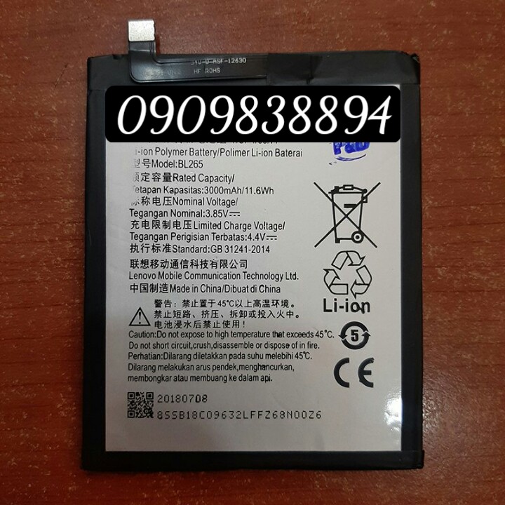 Pin motorola moto m xt1663 bl265