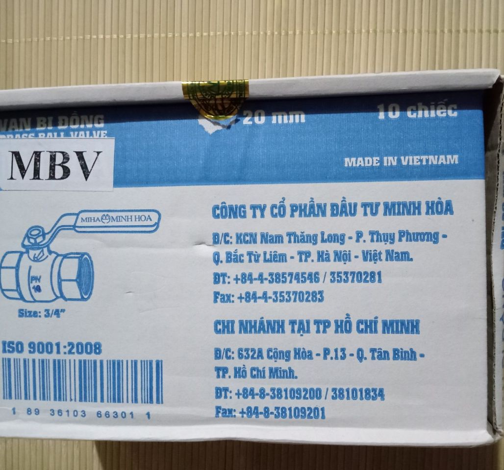 Van Bi Đồng Tay Gạt Minh Hoà MBV