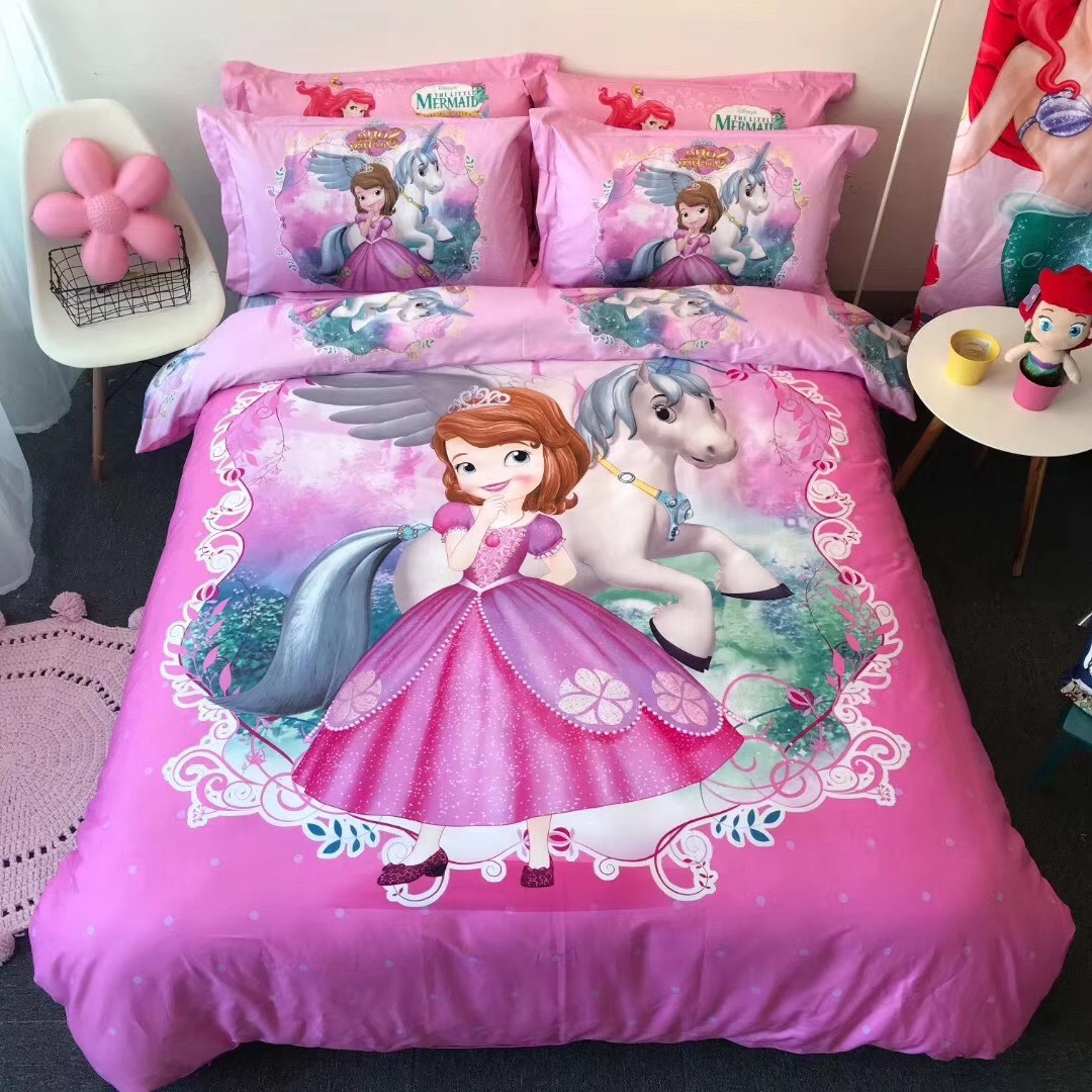 Bộ chăn ga gối cotton Elsa (vỏ chăn, ga, vỏ gối)