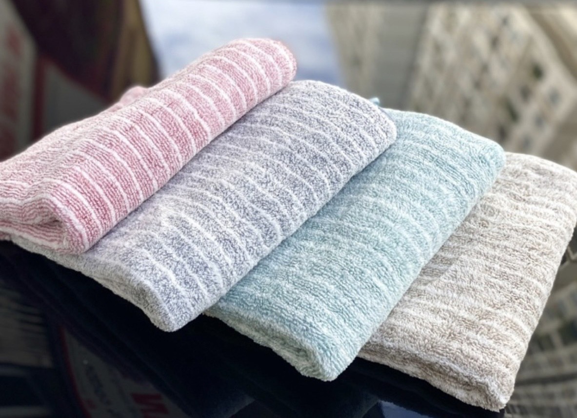 Khăn tắm lông cừu, Kẻ tăm, KT 70x140cm