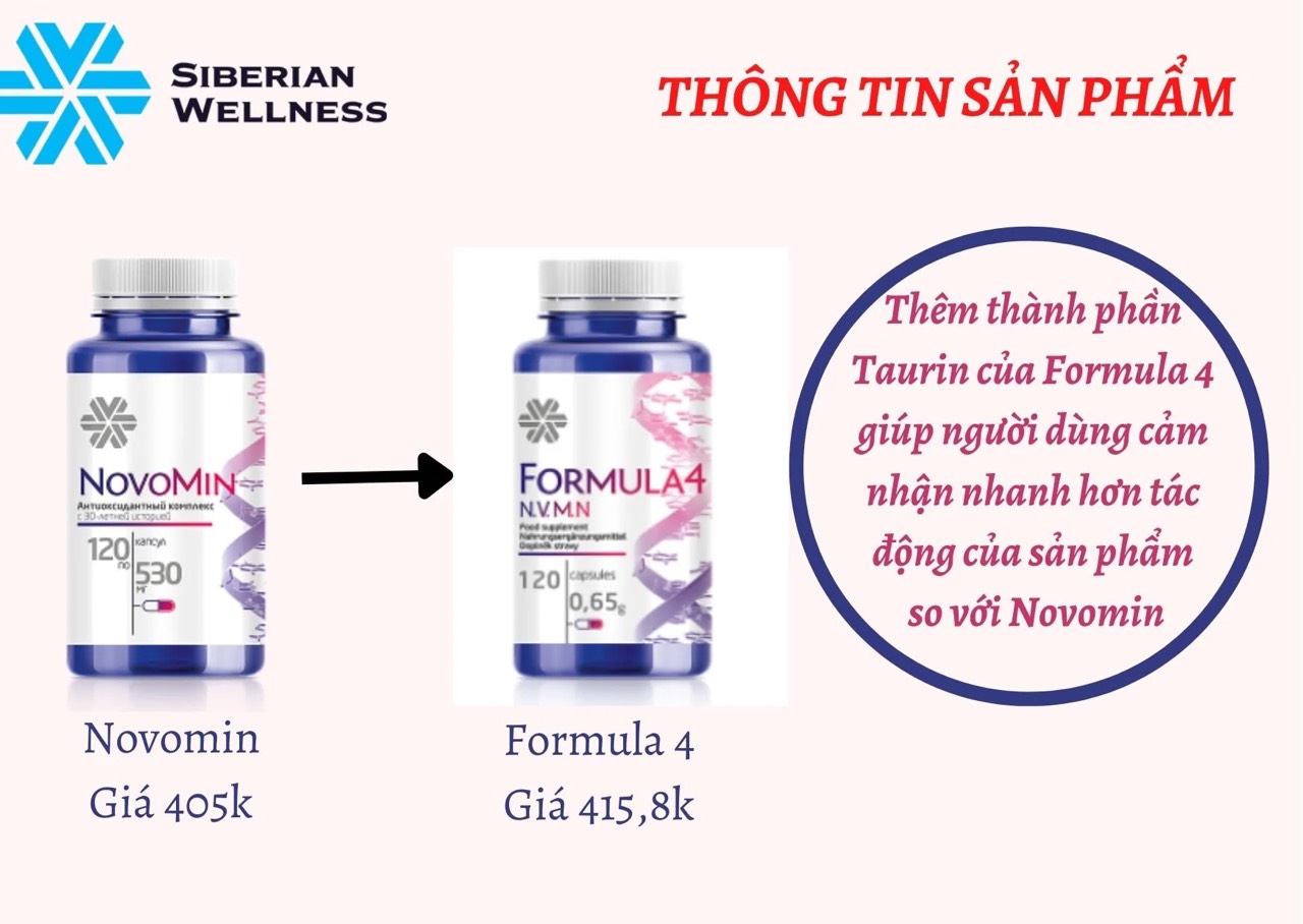 [ CHÍNH HÃNG] Formula 4 siberi - hỗ trợ tăng cường đề kháng,120v