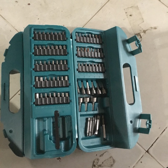 Set hộp đầu mũi bắt vít 80 chi tiết Makita xịn