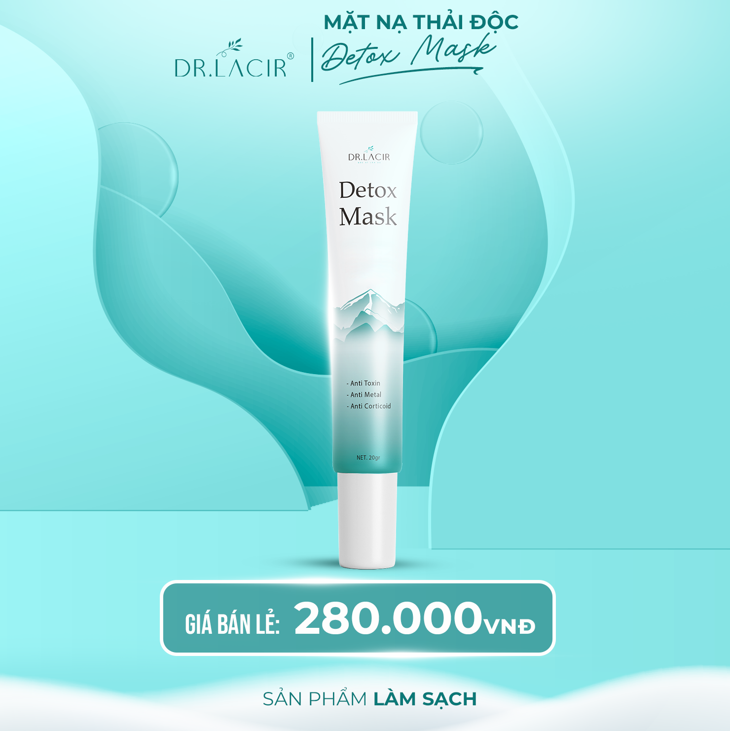 Mặt Nạ Thải Độc Dr Lacir - DETOX MASK (20gr & 35gr)