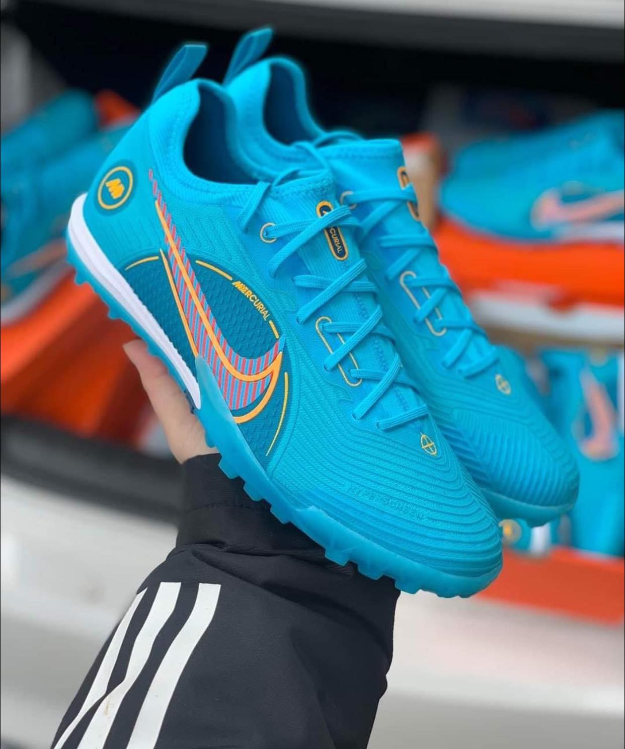 [ Tặng túi rút + tất + hộp ] Giày Đá Bóng Mercurial Vapor 14 Pro TF