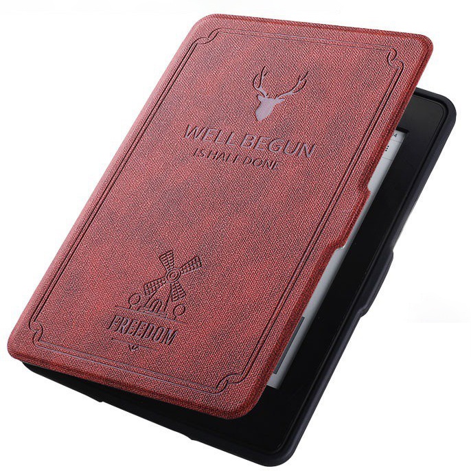[Hoàn Tiền MAX] Bao da đơn giản dành cho máy đọc sách Kindle Paperwhite 4 - 10th generation (Leather cover for Kindle Paperwhite 4 - 10th generation ereader)