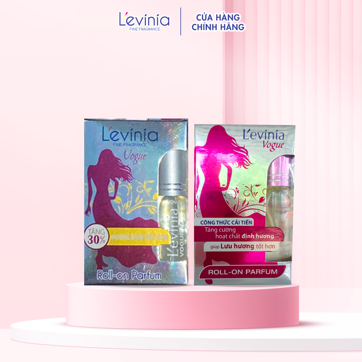 [GIFT] Nước hoa lăn L'evinia Vogue/ Ritz 5ml